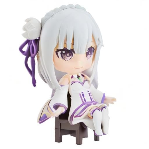 Nendoroid Swacchao! Re:ZERO -Starting Life In Another World- Emilia Non-Scale Plastic Painted Movable Figure Purple G12664