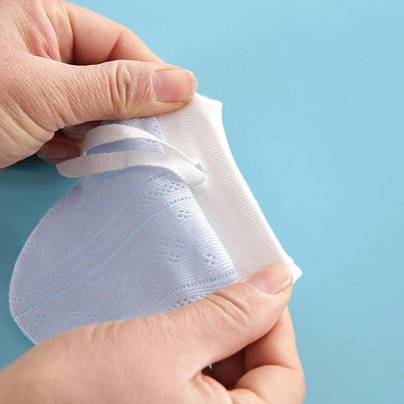 Non-Toxic 2Pcs Baby Gloves For Newborns Cotton 0-12 Months Infant Anti Scratching Kids Mittens Face Protection Hand Glove Baby Accessories