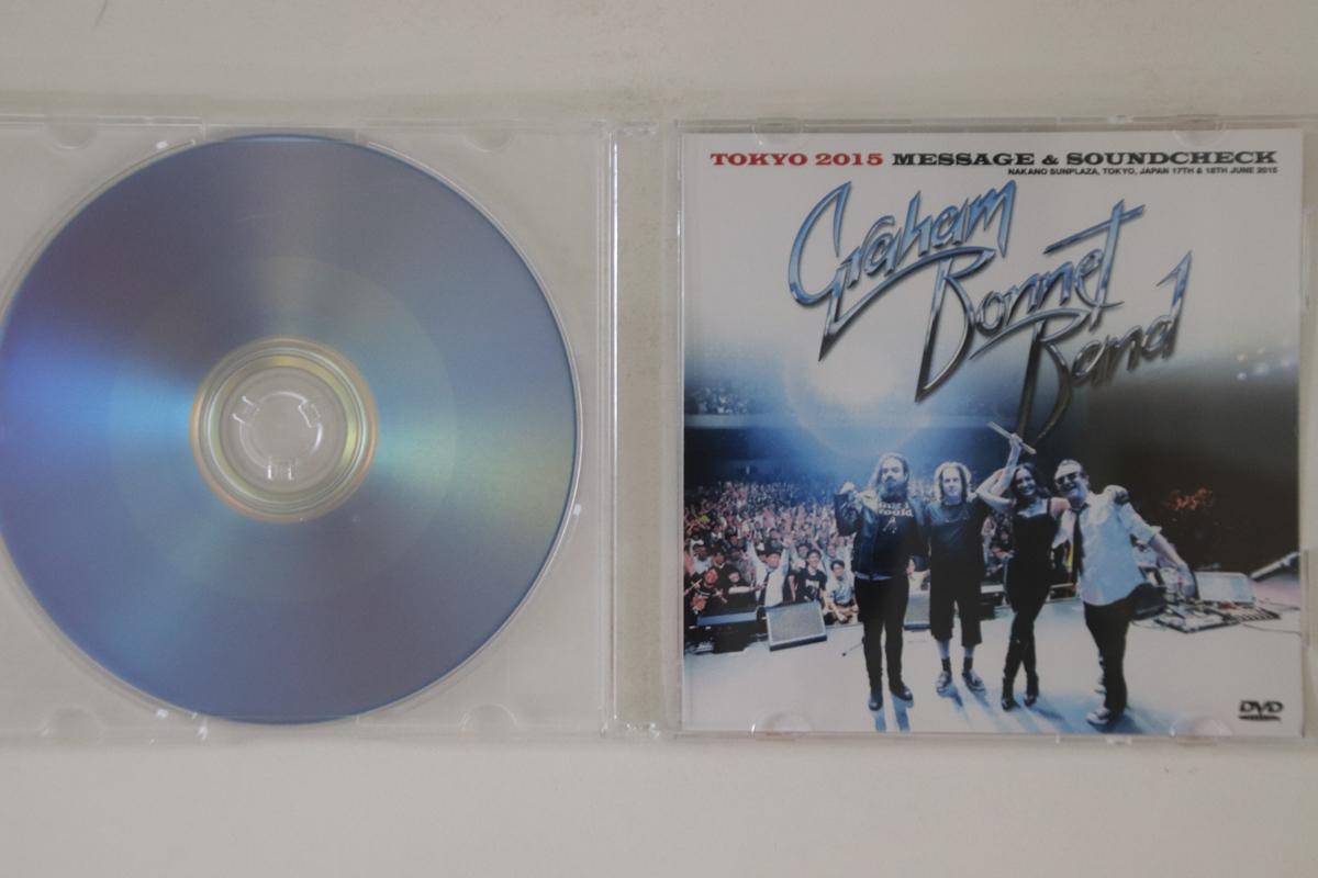 

DVD GRAHAM BONNET - Tokyo 2015 Message & Soundcheck NONE NONE Japan Rock Used