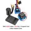 Waterproof 3650/3100KV / 3900KV / 4300KV / 5200KV Brushless Motor & 45A 60A 80A 120A ESC Combo Set for 1:10 RC Car RC Boat Part