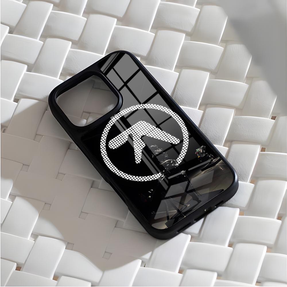 Aphex Twin Symbol Logo Phone Case For Iphone 17 Air 16 15 14 13 12 11 Pro Max Mini Fundas Shell PC+TPU Cover