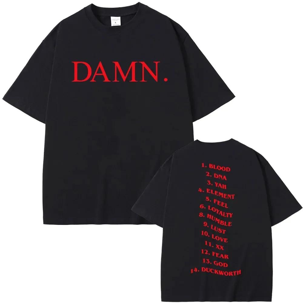 Rapper Kendrick Lamar Pimp A Butterfly Mr. Morale & The Big Steppers Album Graphic Print Tshirt Male Hip Hop Casual Tees