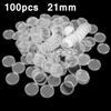 100Pcs 21/23/26/38mm Clear Round Plastic Coin Holders Capsules Container Storage Case Box Coin Cases Holder Coin Collecting Box