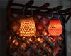 Chinese-Style Solar USB Charging Courtyard Lantern: Outdoor Rattan Atmosphere Lamp, Floor-Standing or Handheld for Balcony and Garden.