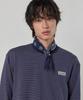 TOULN BRICK Tb-Semi-Crop Striped Long Sleeve Tee Bl (E6W10G3206)