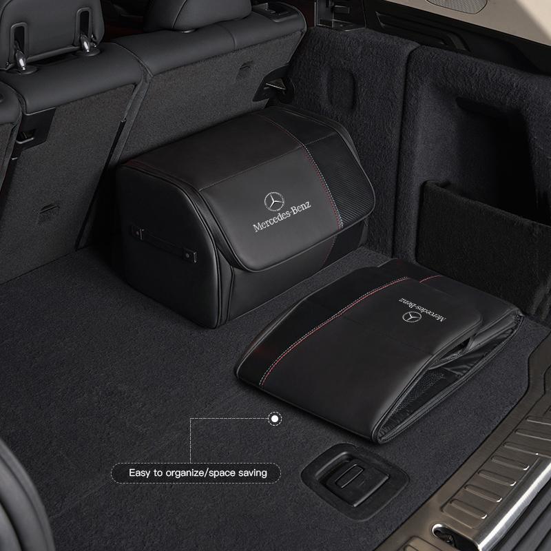 GLC GLB Car Trunk Storage Box Organizer Stowing Tidying Container Bag For Mercedes Benz AMG W204 W205 W203 W211 W212 W213 W201