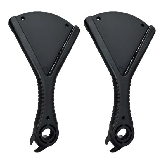 Jar Opener for Weak Hands Bottle Cap Remover with Ergonomic Handle Adjustable V-Shaped Lid