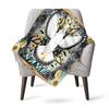 Bird And Sunflower Customize Your Name Blanket Used For Chair Office Sofa Bed Camping Soft And Warm Giving Friends And Relatives Birthday Graduation