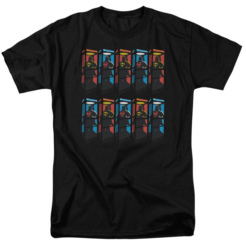 26 Superman Super Booths T Shirt Licensed Comic Book Movie Tee Black Unisex T-Shirt XXXL