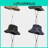 Vintage Hong Kong Style Wash Cotton Fisherman Hat With Sun Protection For Casual Outdoor Activities
