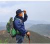 Outdoor Aluminum Trekking Pole/Walking Stick: Straight, T-Grip, Curved, Telescopic Options for Hiking and Skiing.