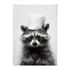 Room Murals Wall Art Poster Otter Cat Tiger Canvas Painting Funny Bathroom Home Decor Cute Animals Toilet Paper Living