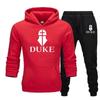 2023 Men's Sets DUKE Tracksuit 2 Pieces Set Loose Hoodies FleeceSweatshirt+Pants Suit Hoodie Sportswear Jogging Clothing