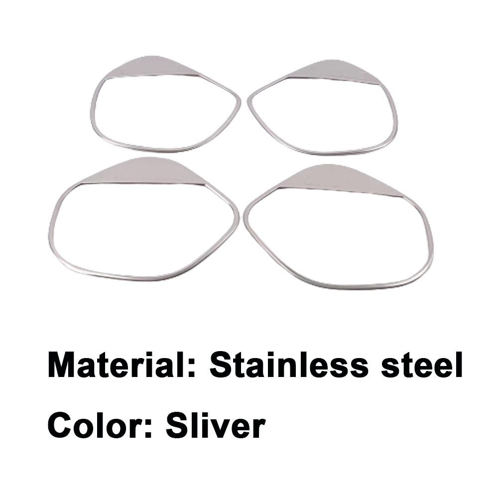 For Chevrolet Cruze Sedan 2017 2018    Car Door Audio Speak Sound Cover Ring Circle Lamp Trim Moulding