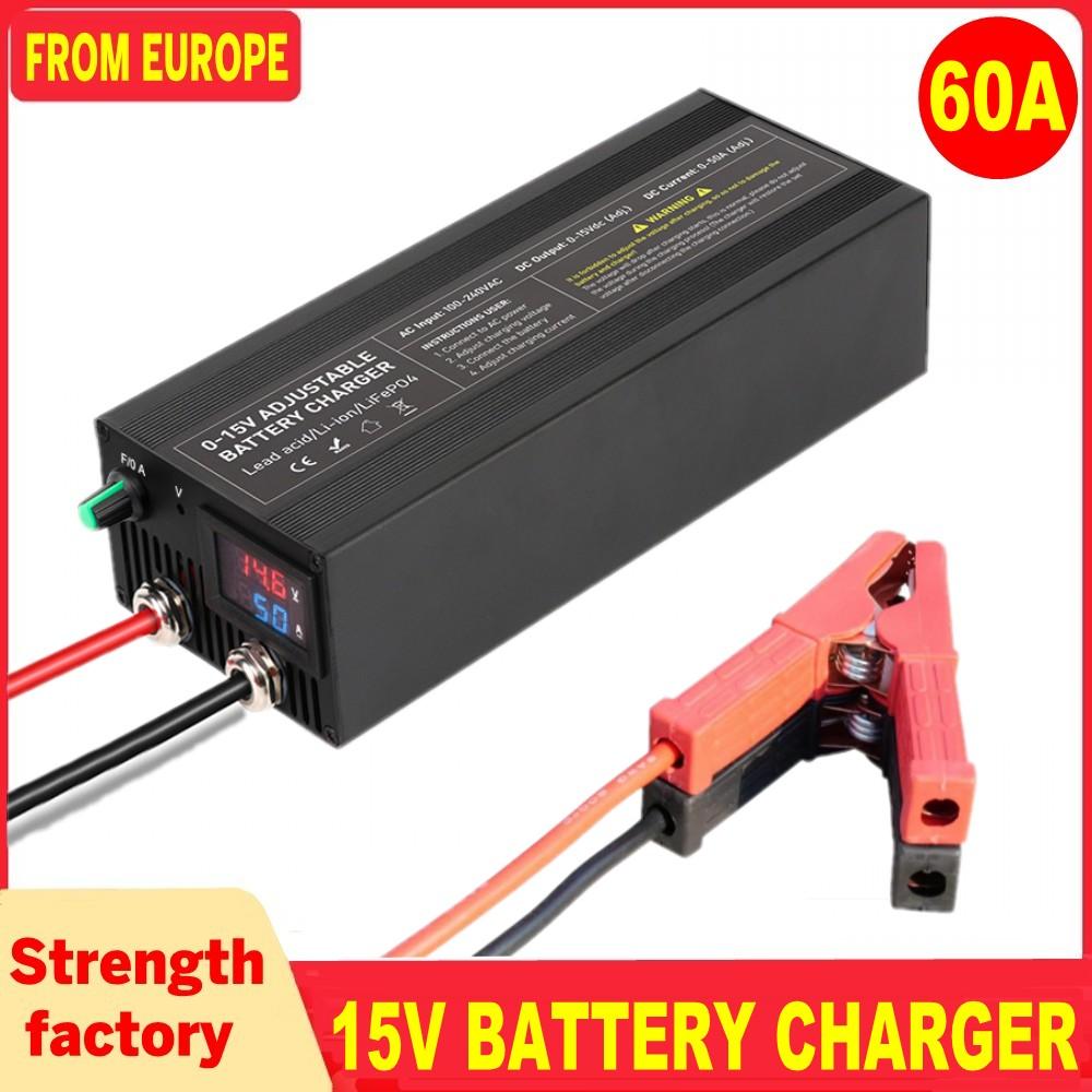 

Portable 12V100A Lifepo4 Battery Charger 40A 50A Lithium Battery Charger 60A 85A with Adjustable Voltage and Current Anderson 15VDL60A cilp