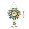 Acrylic Special Shaped Animals Colorful Crystal Diamond Clock DIY Diamond Painting Clock Kit Hanging Sign Living Room Decoration