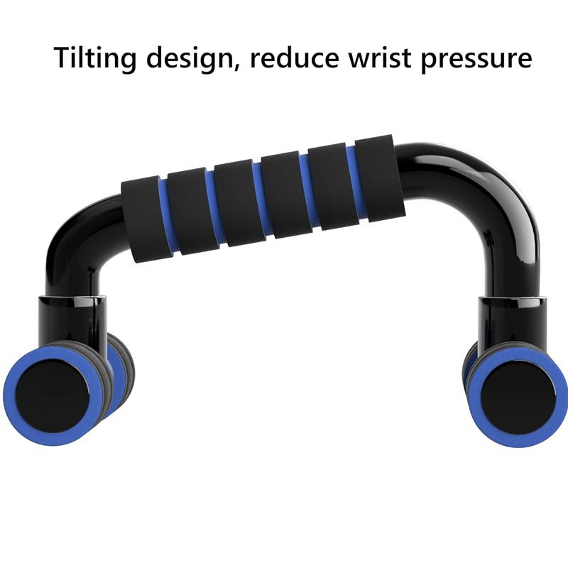 Ergonomik Gelişmiş Şınav Barı Kaymaz Dönen Tutamak Bilek Hafif Hafif Ev Spor Salonu İçin Kuvvet Antrenmanı