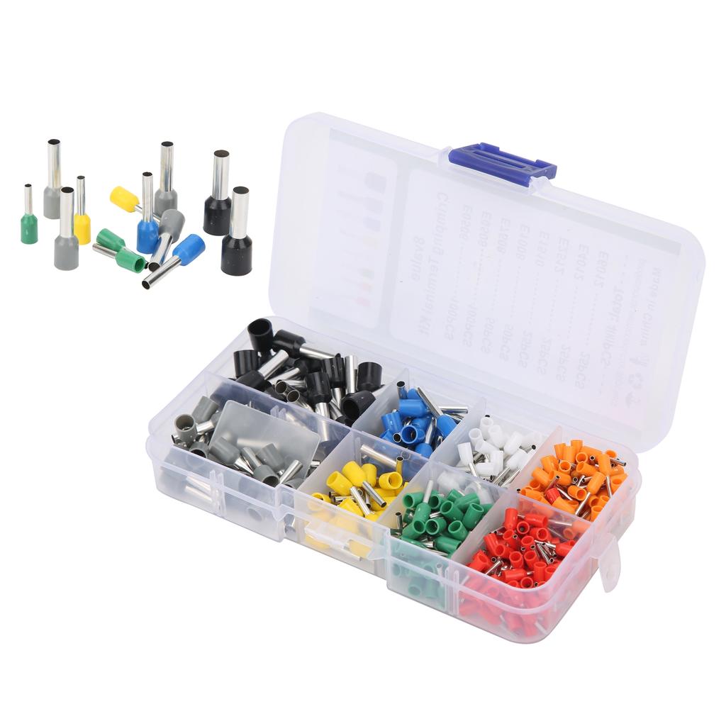 400 ks izolovaných krimpovacích konektorů pro zapojení vodičů, průmyslové potřeby AWG 22 - 10