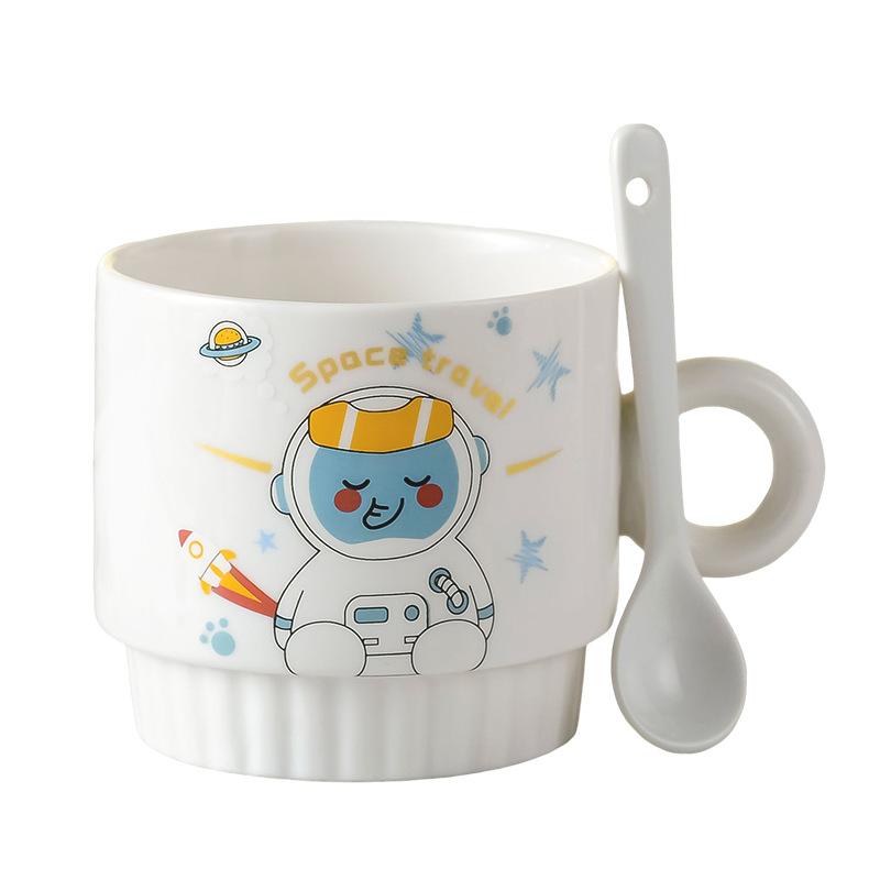 Cană Practică Suvenir Desen Animat Cană de Cafea Ceramică Activitate Cadou Mic Cană de Apă Publicitate