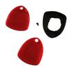 Universal Plastic Car Key Shell Case Without Blade Replacement Part Single Button Car Key Housing Automotive Accessories