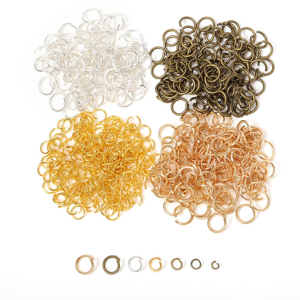 Handmade Single Loop Open Jump Ring for Jewelry and DIY Accessories