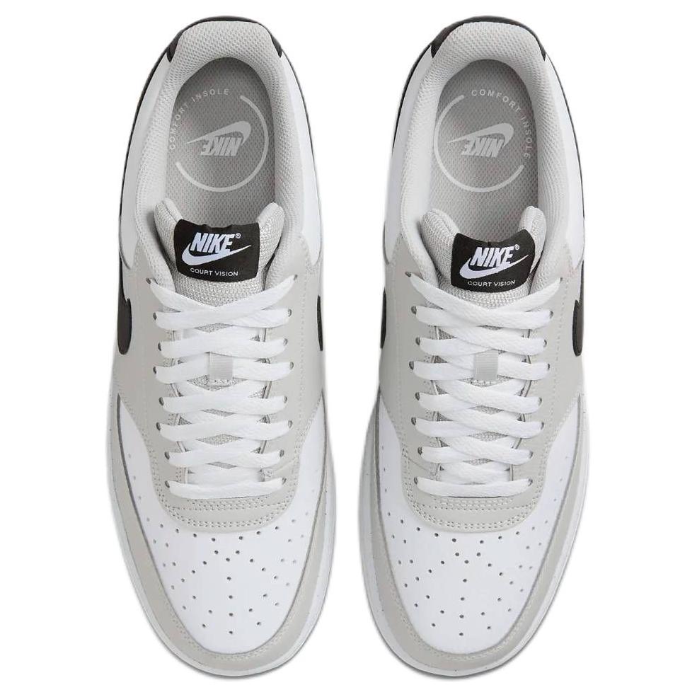 New Nike Court Vision Low Grey Fog White Black HV0927-097