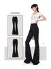 2024 Women's High-Waisted Bowknot Flared Casual Pants - New Summer Loose Slim Wide-Leg Style