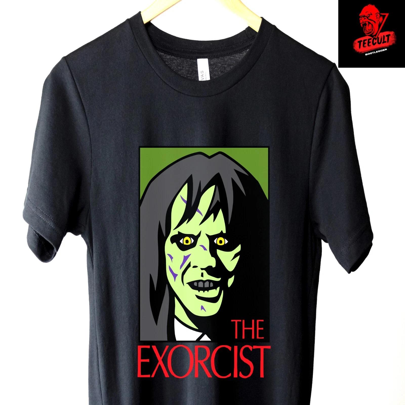 Men s and Women s T-shirts The Exorcist Retro Halloween Horror Movie Tee Unisex Cotton XXXXL
