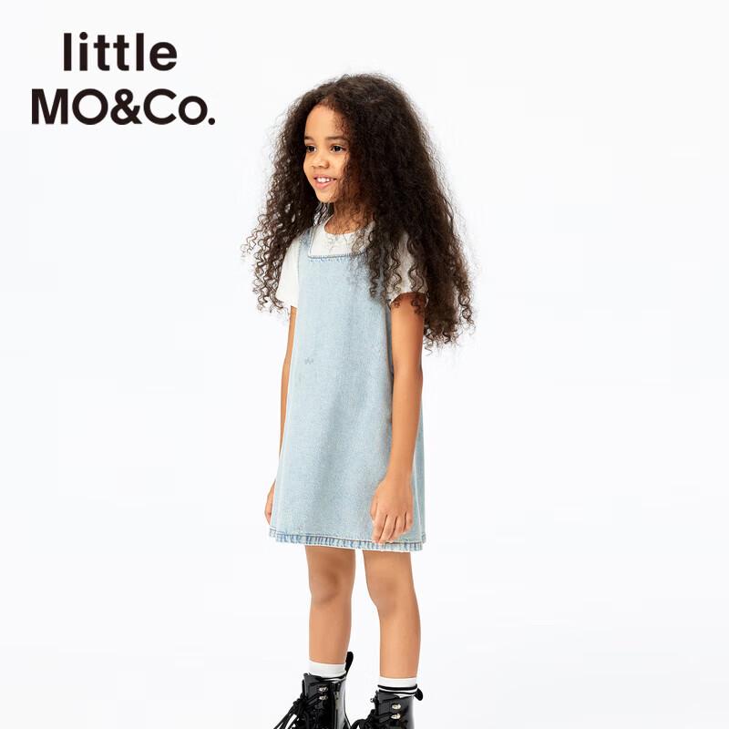 Little MO&Co. Девочкин охлаждающий джинсовый сарафан 140