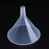 150mm Plastic White Transparent Funnel For Garage / Car Liquids / Laboratory / K