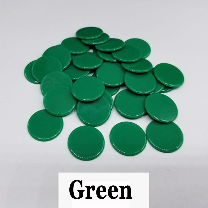 100Pcs 19Mm Count Bingo Chips Markers For Bingo Game Cards Plastic For Classroom Children And Carnival Bingo Games
