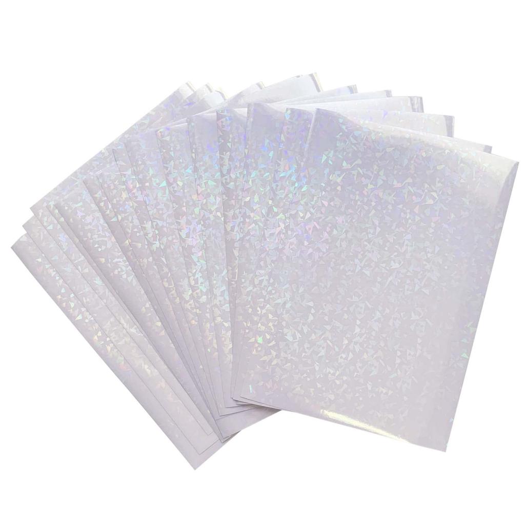 Autocolant Holografic Transparent A4 297 x Set de 15 Foi, Lucios, Dimensiune, Aproximativ. 210mm,