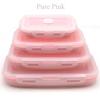Portable Colorful Folding Food Container Lunch Box, 4 Pcs, 350/500/800/1200ml, Eco - Friendly