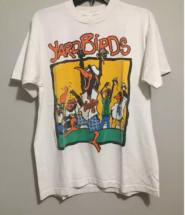 90s Orioles Yard Birds Black T-Shirt Unisex Unisex T-Shirt Graphic Tee XXXL