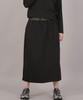 SAINTCREW Warm Brushed H-Line Long Skirt Hwl-1312 Black