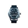 JYL Men's Watch  Round Faux Leather Strap