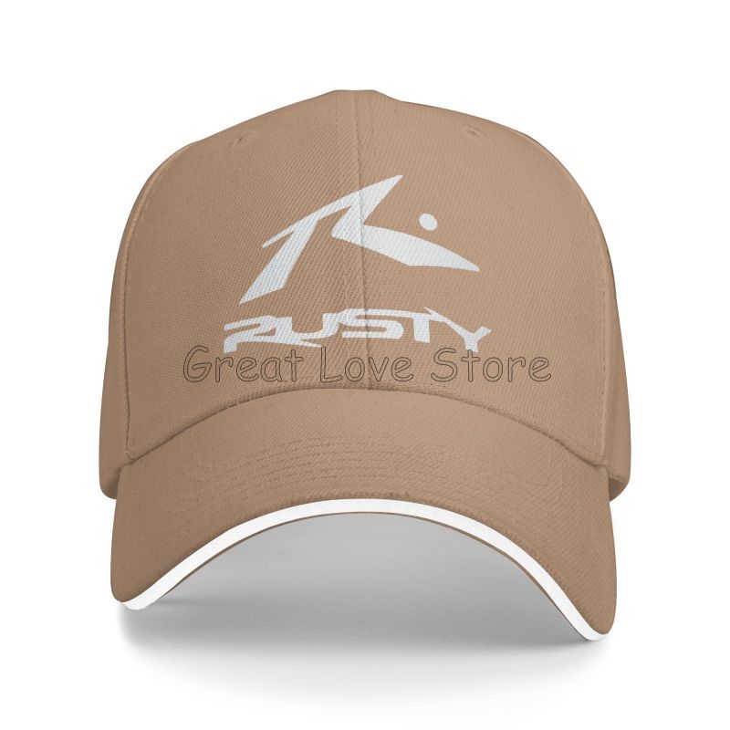 Berretto da Baseball Rusty Surfboards Unisex Quotidiano Casual Cappello Sandwich Estivo Sportivo Protezione Solare Cappelli a Secchiello Berretto Snapback Cappello da Papà