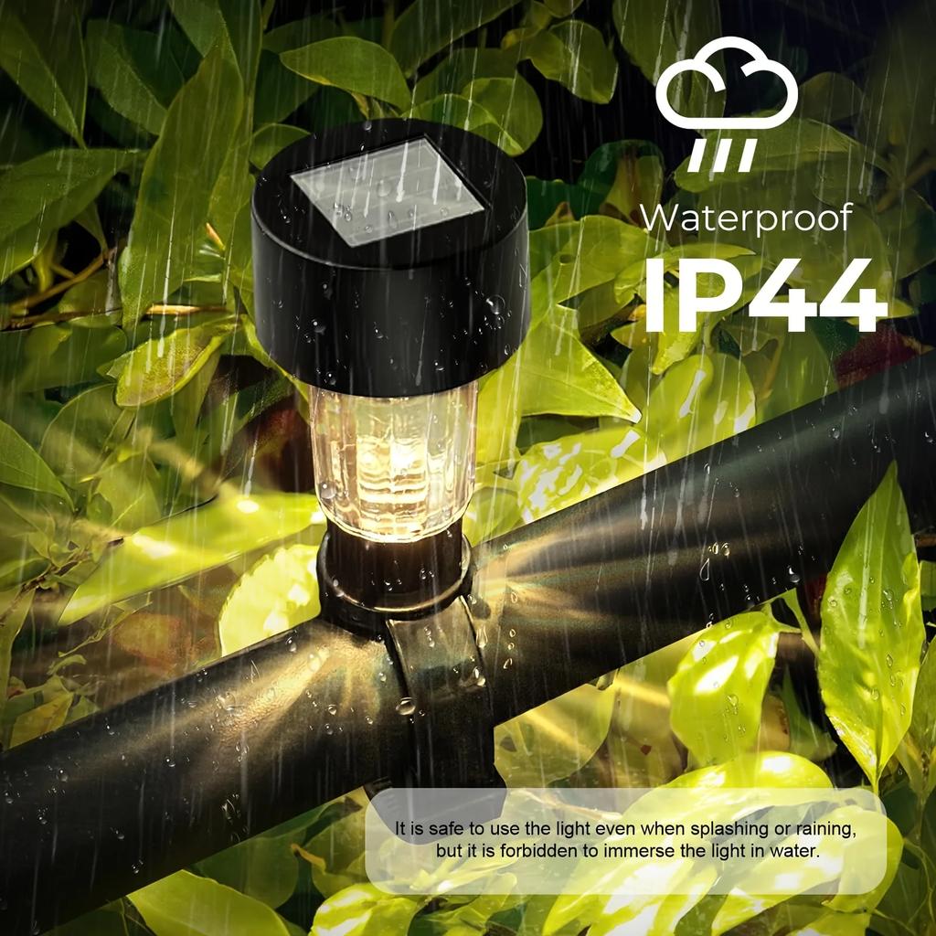 6-12 Pcs Swimming Pool Solar Lamps, Waterproof Solar Lamps, Outdoor Swimming Pool Fence Decoration, Swimming Pool Accessories