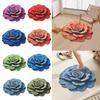 Special-shaped Flower Carpet Soft Non-slip Bathroom Floor Mat Absorbent 60x60cm/100x100cm Peony Floor Mat
