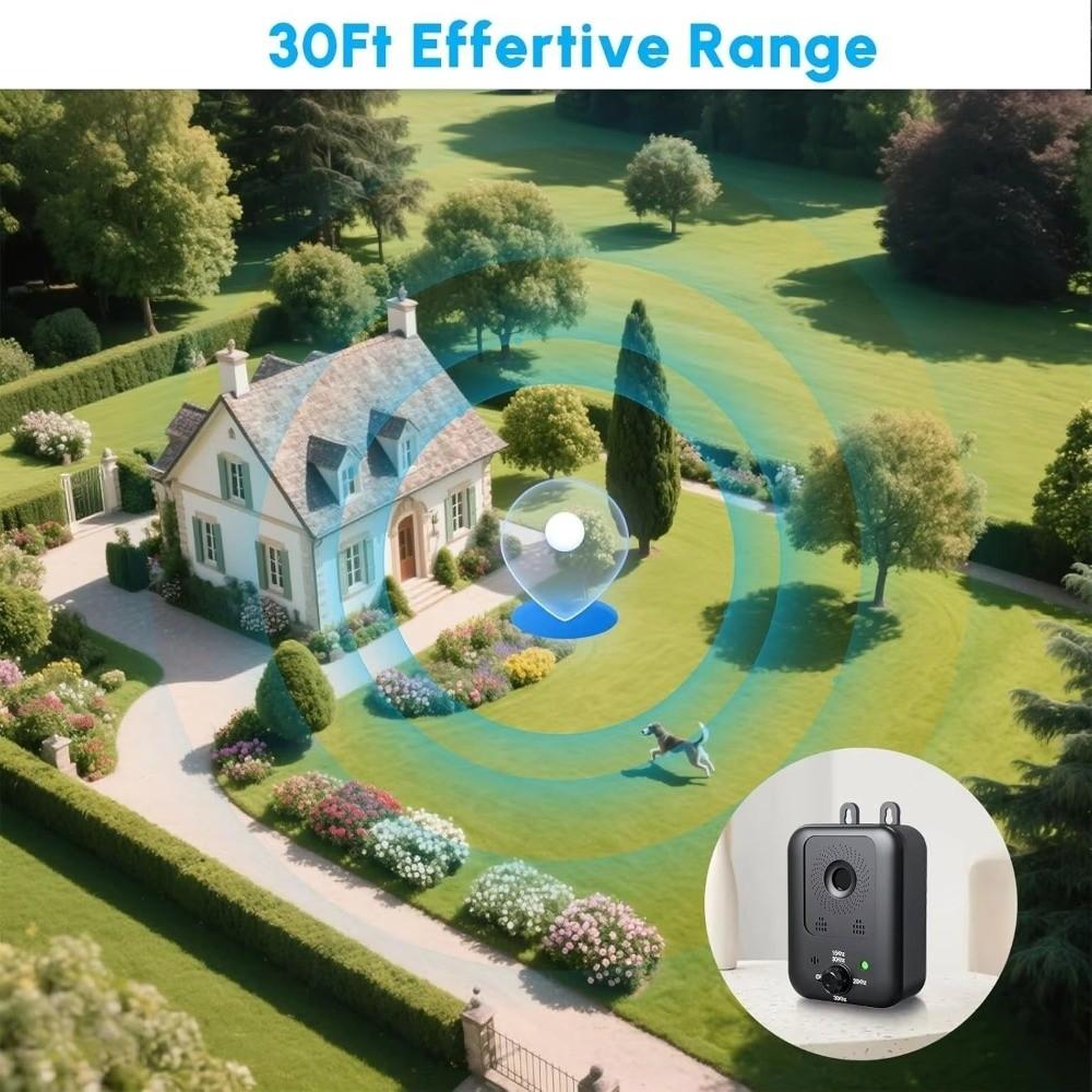 Intelligent Dog Anti Barking Devices Rechargeable Long Battery Life Ultrasonic Dog Stop Waterproof Dog Repeller Noise Prevention
