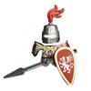 Medieval Ancient Castle Green Dragon Raven Knights Armour Assemble Scene Building Block Figures Children's Bricks DIY Toys Gifts