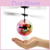 Vibrant Led Lighting Rc Flying Ball Drone Helicopter Toy For Kids With Infrared Sensors
