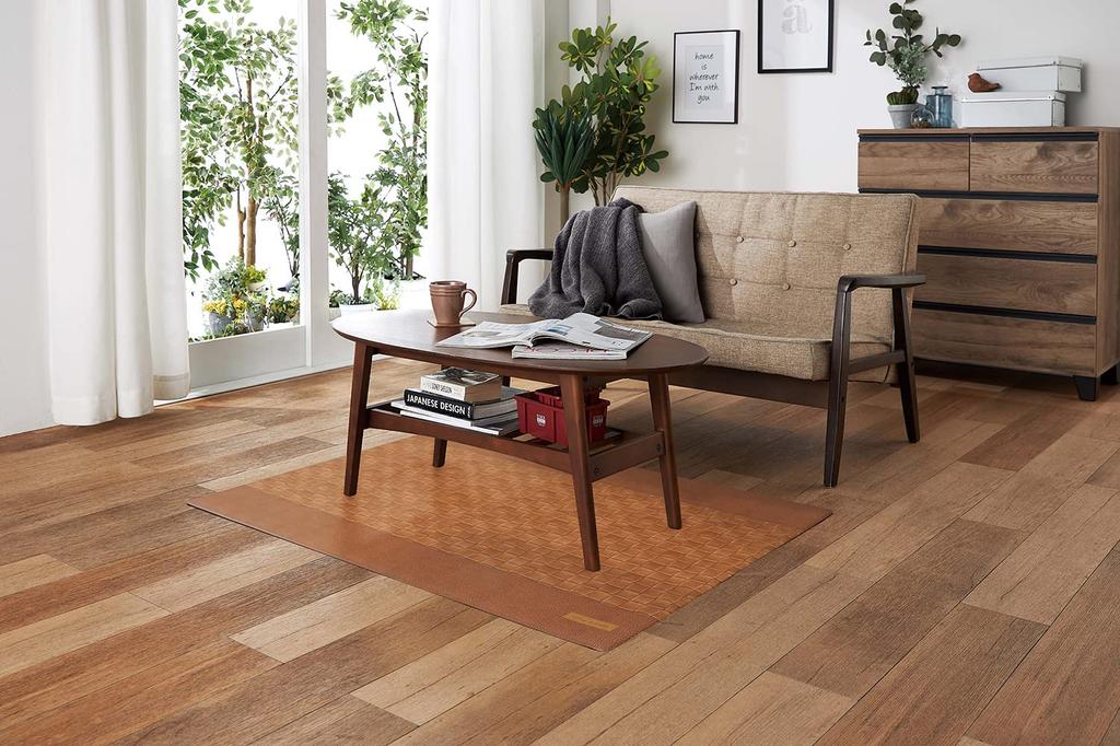 Bestco Floor Mat/Chair Mat, Antibacterial, Mildew Resistant, Odor Resistant, and Flame Retardant, 90x120cm, Leather Style, ND-4566, Classicon