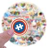 100 Autism Stickers Autism Awareness Suitcase Laptop Waterproof Stickers