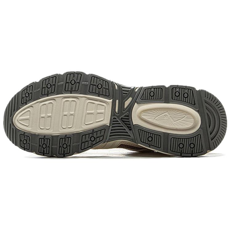 Li Ning Bouncing P1000 Comfortable Trendy Non-Slip Wear-Resistant Low-Top Casual Running Shoes Women sneaker Brown Beige ARSV040-2