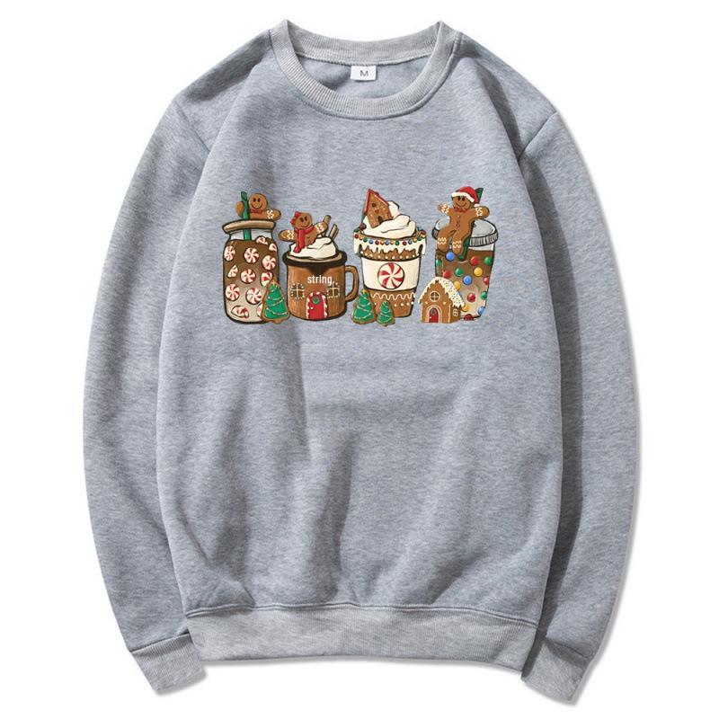 2025 Unisex Christmas Long Sleeve Hoodie - European & American Style
