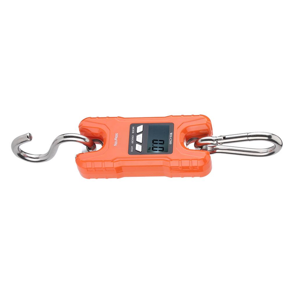 500 Kg Mini Crane Scale Portable Digital Hanging Scales LCD Display for Home Farm Market Fishing