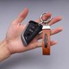 Volvo Car Vintage Leather Keychain Ring Zinc Alloy Chain Key For C30 FH500 XC40 V60 S80 T6 S90 FH16 V50 R XC60 S60 XC90 V70 V40