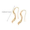 Versatile Temperament Entangled Lines Twisted Leaf Personality Earrings For Women
