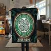Custom Name The Celtic Football Club Flannel Blanket, High quality Comfortable for All Seasons, Home Decor, Warmth and Comfort